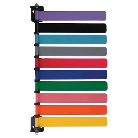 Omnimed Room ID Flag System, Std 10 Color Set (Quickly & Clearly Alert Staff t 291820